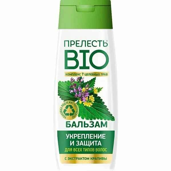 Бальзам для волос "Прелесть Био Укрепление и защита" д/ всех типов волос 250 мл (Задвоен товар)