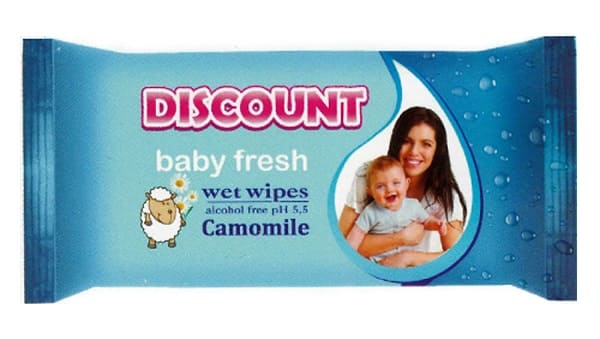 Салф.вл.60шт.для детей с экстрактом ромашки (24)TM Discount  2/60-024 