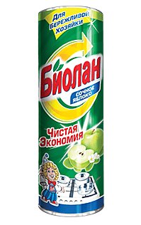 Чистящее ср-во Биолан  400 гр Сочное яблоко /24/