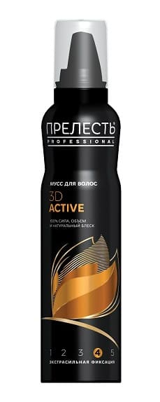 Professional лак для волос 3D ACTIV ЭСФ 300см /12