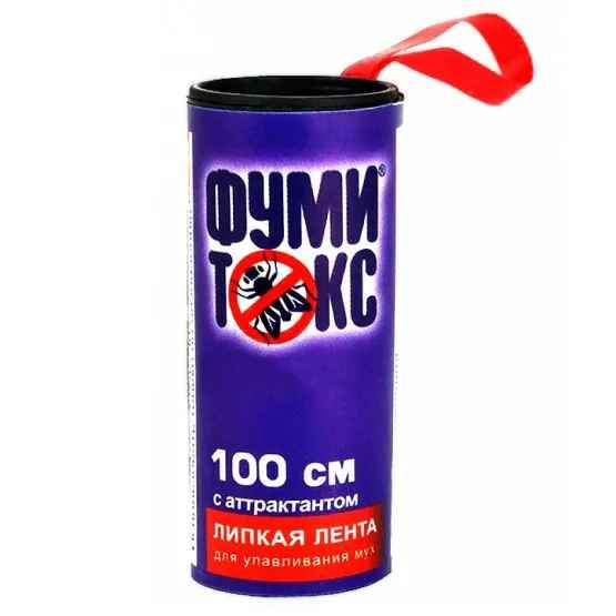 Липкая лента от мух Фумитокс 100 /1000/