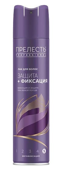 Professional лак для волос  "Защита "  5 МФ 300см /12