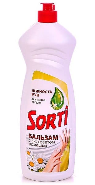Моющее ср-во Сорти д/посуды 900 мл Бальзам Ромашка /12/