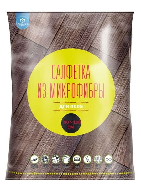 Микрофибра для пола 80х100 /плотн.180г/м2  /100шт