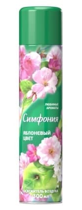 Освежитель воздуха Симфония "Яблоневый цвет"/300 мл/12