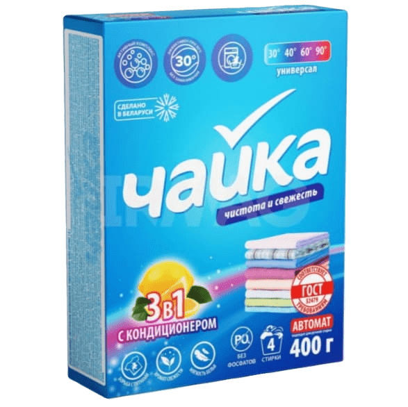 Чайка смс автомат 400 гр 3 в 1 с кондиционером/18