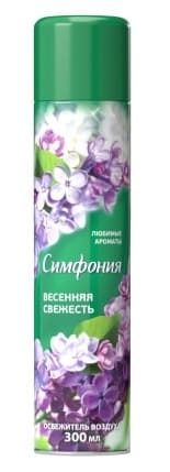 Освежитель воздуха Симфония"Весенняя свежесть"/300 мл/12