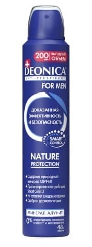 Дезод. мужск.DEONICA СПРЕЙ Nature Protection/200 мл/6