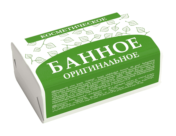 Мыло ТТ  ОРИГИНАЛЬНОЕ   "Банное " 180 гр. 36шт/упак (НМЖК)