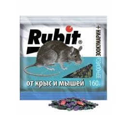 Рубит ЗООКУМАРИН+ зерновая смесь 160г (30)