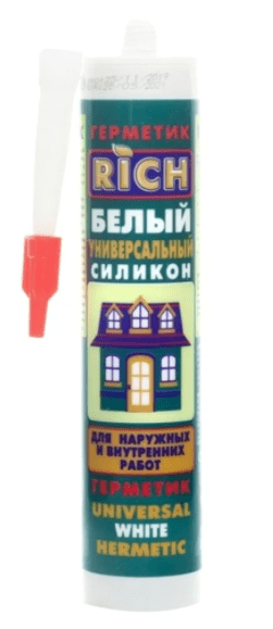 Силикон  РИЧ универсальный белый 280 мл (1/24)