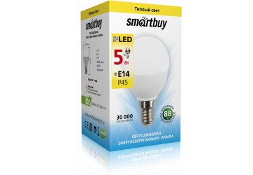 Светодиодная (LED) Лампа Smartbuy-P45-05W/3000/E14