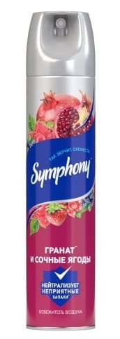 Освежитель воздуха Symphony "Гранат и сочные ягоды" 300 мл/6