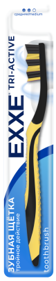 EXXE Зубная щетка средняя tri-active /72