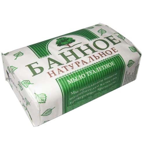 Мыло туалетное  твердое "Банное " 180 гр. 36шт/упак (НМЖК)