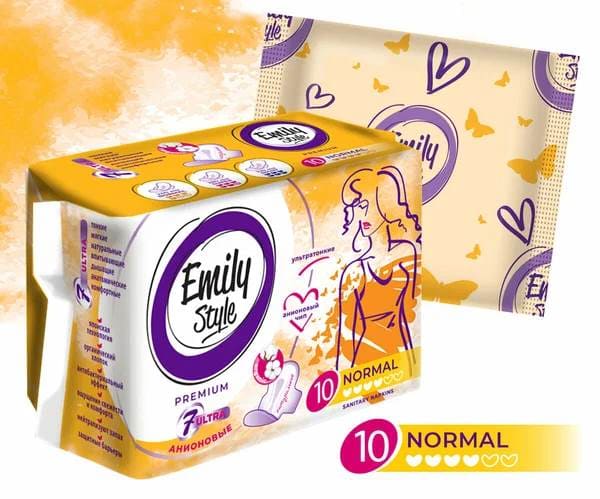 Emily Style прокладки критика Нормал 10шт/ПРЕМИУМ/24