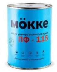 Эмаль алкидная ПФ-115 MÖKKE бирюзовый 0,8 кг 14шт/уп