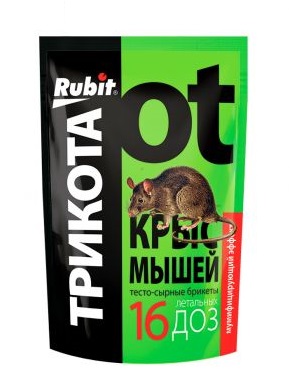 Рубит ТриКота 16 доз мумиф.приманка 150г ТЕСТО (50)