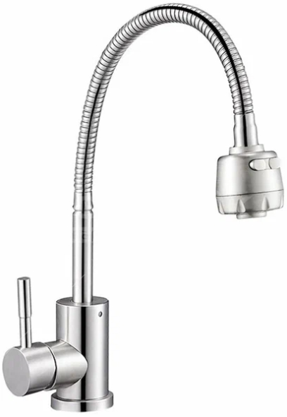 См-ль для кухни с гибким изливом из нерж. стали EZA4-A090 