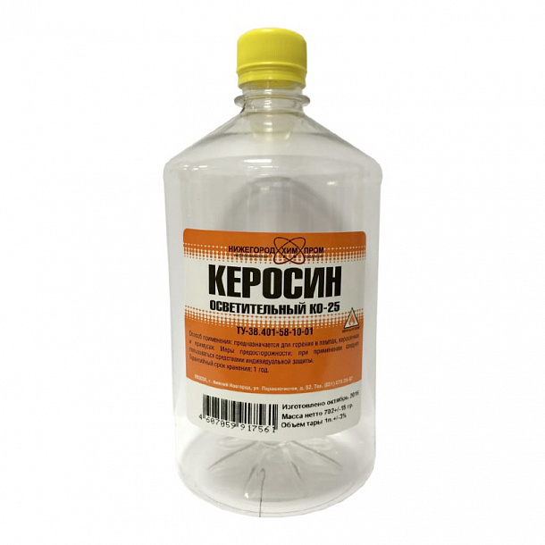 Керосин ОСВЕТИТ, (20шт/кор) 1л НОВГОРОД