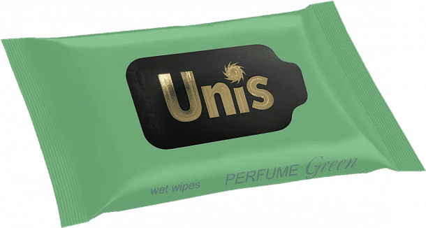 Салф.вл.15 шт.ТМ Unis Анитибакт. Perfum Green/36