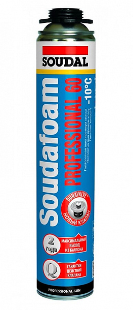 Пена SOUDAL  проф. 60л 750мл 12шт/упак