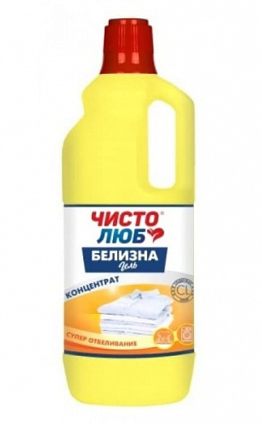 Чистолюб Белизна-гель 3 в 1 универсальное средство 1000 гр /6/ Ф1