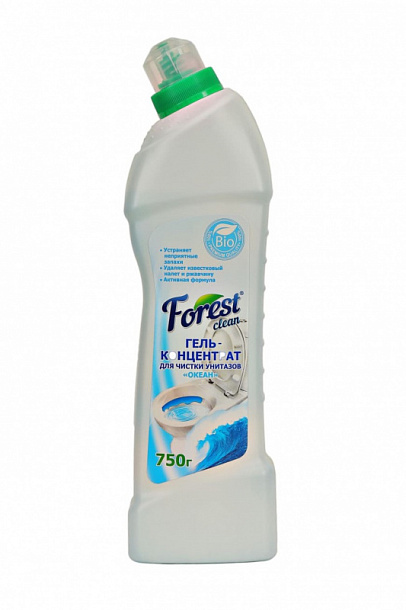 Гель д/чистки унитаза "Океан" 750 мл Forest Clean /16/