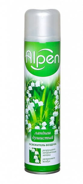 Освежитель воздуха Alpen "Ландыш душистый" 300 мл /12/