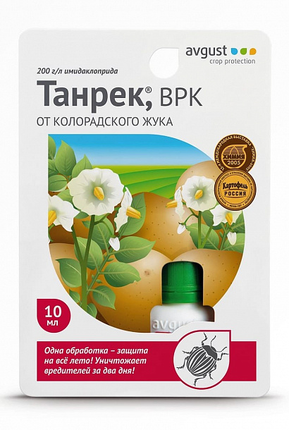 Танрек 10 мл (160шт/уп) /ср-во от колорадского жука/ "Август"