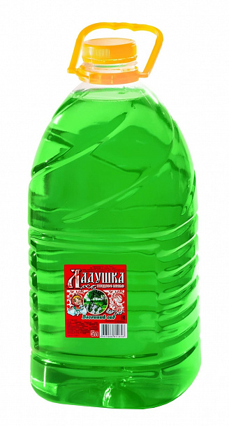 Жидкое мыло 5 л . "Ладушка" Весенний Сад (зеленый цвет) /3шт