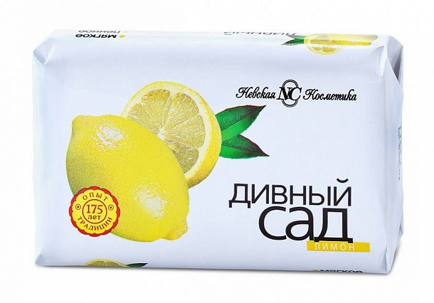 Дивный сад мыло 90 гр Лимон д/норм кожи (6/72)
