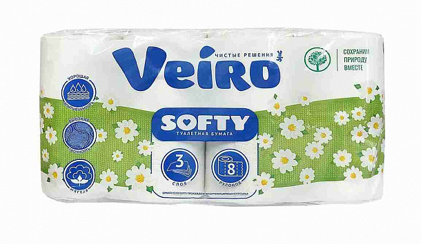ТБ Veiro SOFTY  3 сл 8 рул  /6