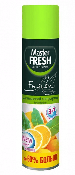 NEW Master FRESH освежитель воздуха Севильский мандарин  300 мл/24