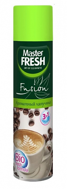 Master FRESH Освежитель воздуха Ароматный Капучино 300мл  /24