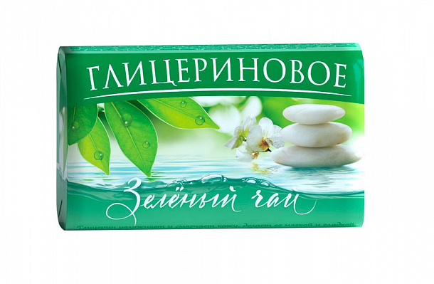 Мыло  "Глицериновое" Зеленый чай 100 гр. кор./96 / (НМЖК)/6/