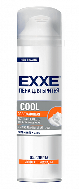 Пена для бритья EXXE MEN тонизирующая FRESH  200мл /24