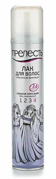 Лак Прелесть д/волос «Защита и фиксация» СФ 200 см3/12