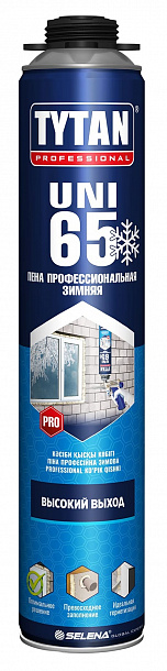 Пена Tytan  65 UNI профессион. 750 мл зимняя 12 шт/кор