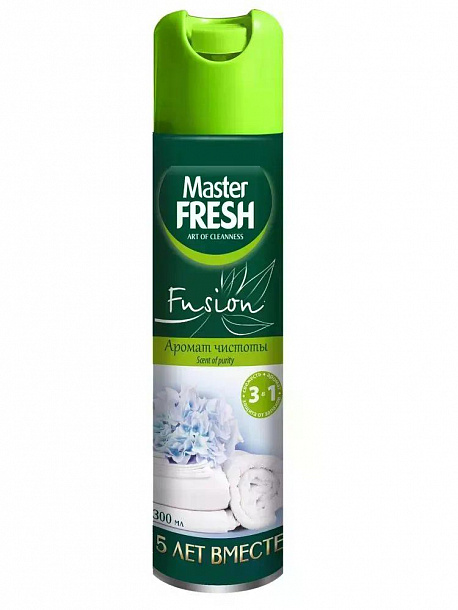 Master FRESH освежитель воздуха Аромат Чистоты 300 мл  /24