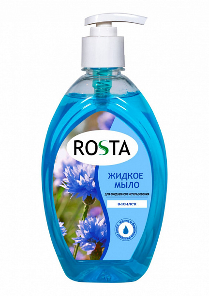 Мыло жидкое "ROSTA" 500 мл. Василек /14/