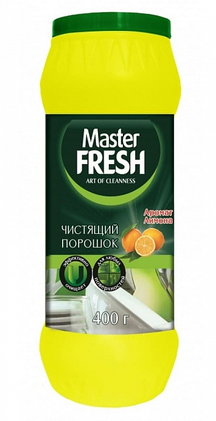Master FRESH чистящий порошок Аромат лимона 400г  /16