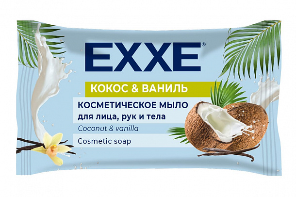 EXXE Косметическое мыло "Кокос и ваниль" 75г /12