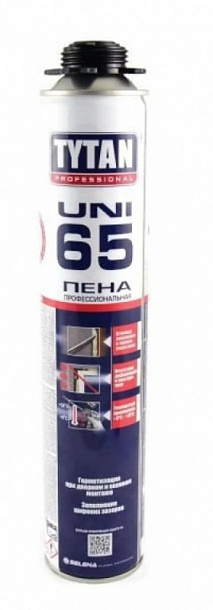 Пена Tytan  65 UNI профессиональная 750 мл 12 шт/кор