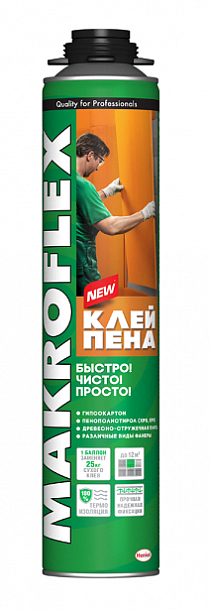 Пена Makroflex клей-пена строительная проф. 12шт/кор.(850мл)