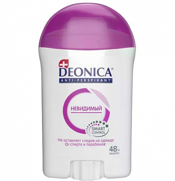 DEONICA Антиперспирант-стик Невидимый, 40 мл