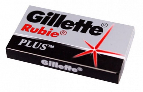 Gilette RUBIE Platinum Сменные лезвия для безопасных бритв Plus 5шт (10)