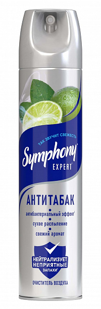 Очиститель возд. «Symphony Expert»«Антитабак»/сух. расп/ 300 мл/6