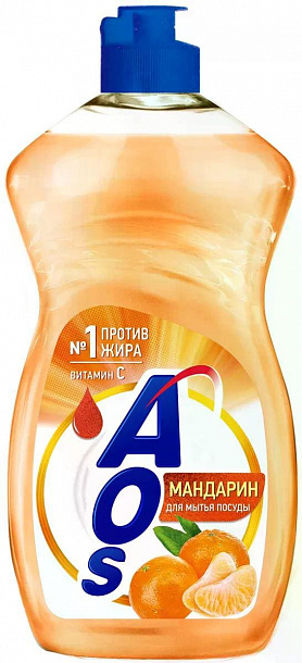 Моющее ср-во АОС д/посуды 450 мл Мандарин /20/