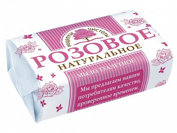Мыло туалетное  твердое "Розовое " 180 гр. 36шт/упак (НМЖК)